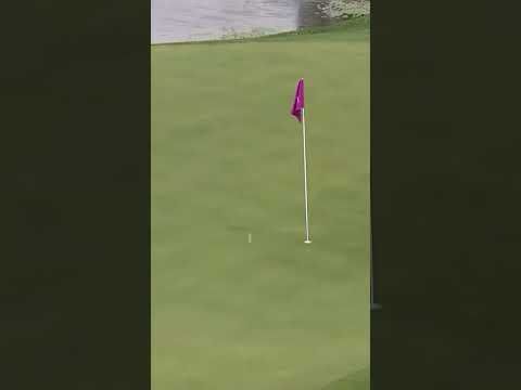 Grace Kim hits this stunner and eagles 18 to force a playoff 👊