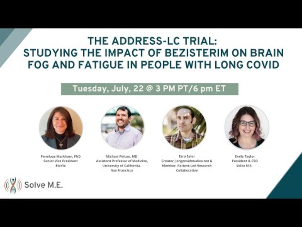 ADDRESS-LC Trial: Studying Impact of Bezisterim on Brain Fog & Fatigue in People with Long Covid