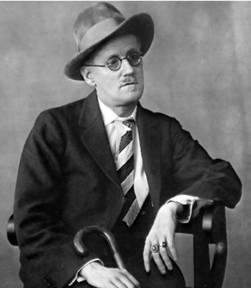 El escritor James Joyce.
