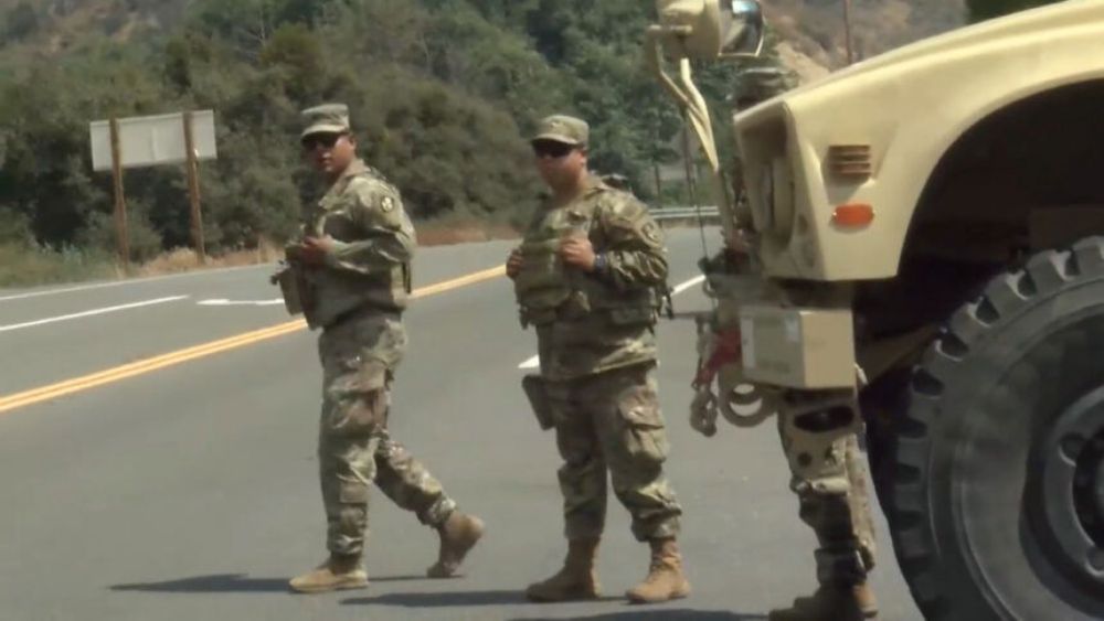 National Guard called in to aid the fight against the Line Fire in San Bernardino County - KESQ