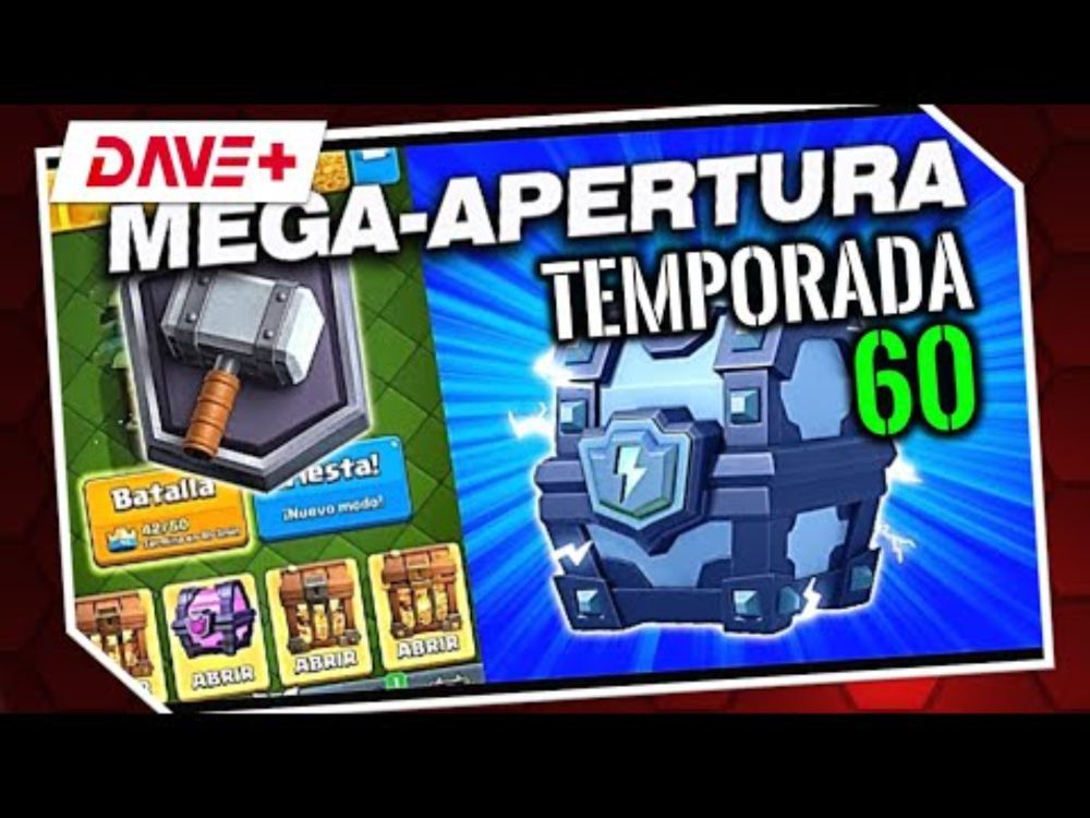 ¡ABRIENDO ABSOLUTAMENTE TODOS LOS COFRES DE CLASH ROYALE! - Temporada 60