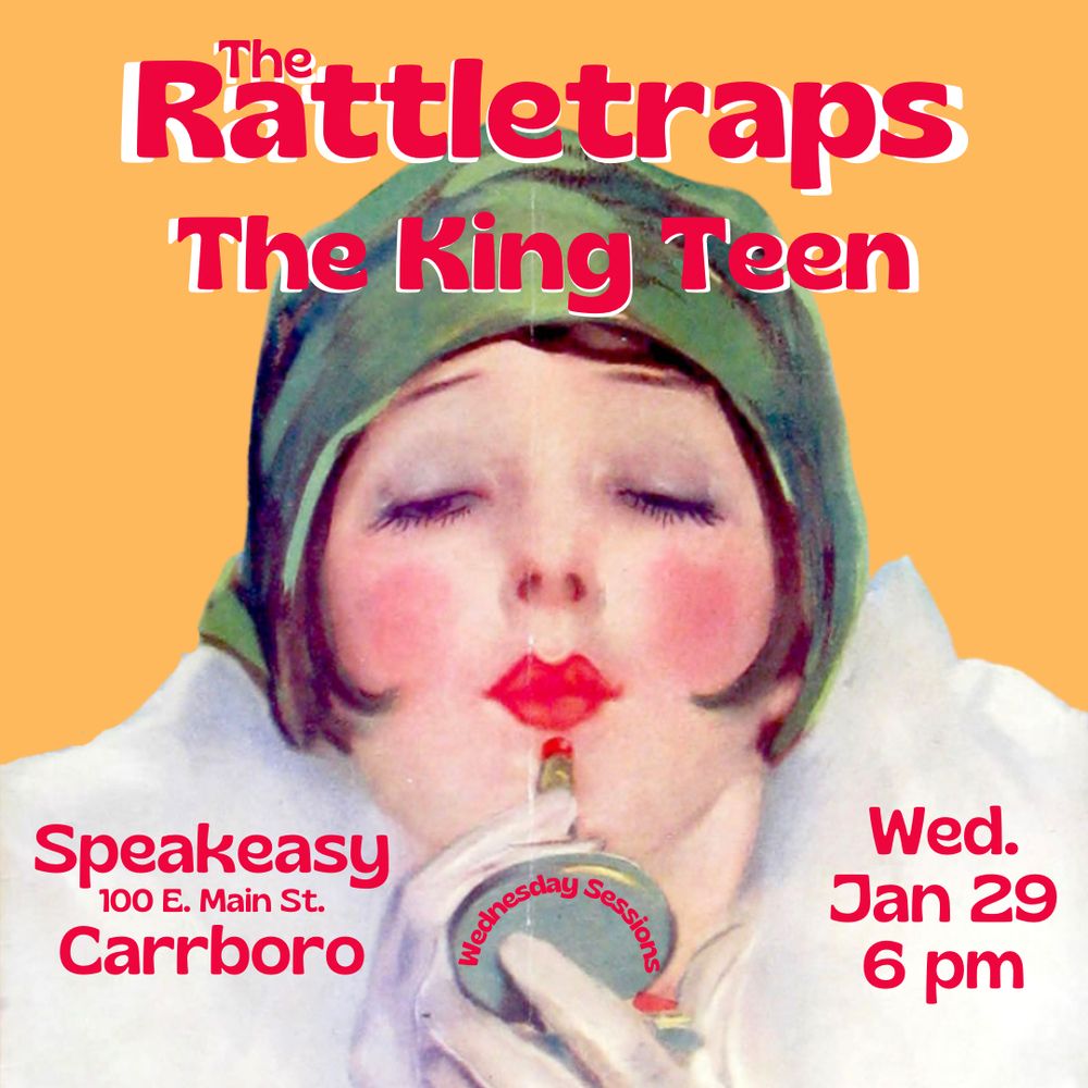 A square, color version of the same flyer that's in the first image. 