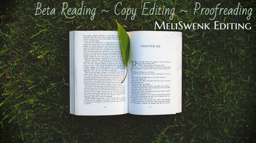 Beta Reading Copy Editing Proofreading
MeliSwenk Editing