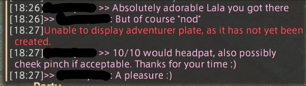 FFXIV player calling my Lalafell adorable
