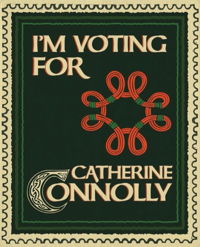 Vote for Catherine Connolly in the 2025 Irish presidential election.

#CatherineConnolly