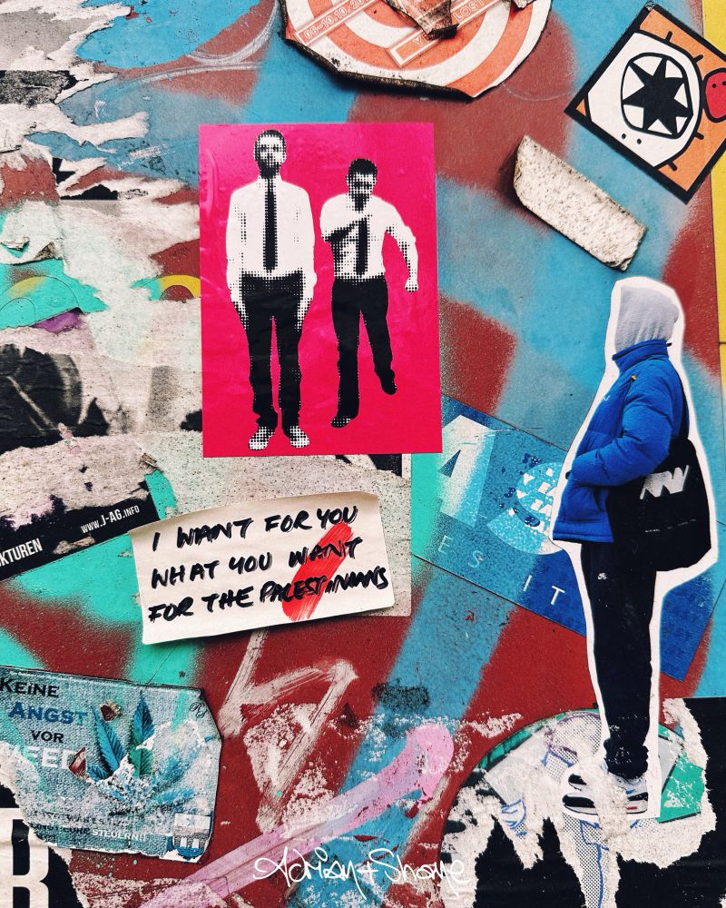 Adrian+Shane sticker on the streets of Berlin surrounded by other stickers, graffiti tags, spray paint, street art.





#stickers #stickerart #stickerartist #streetstickers #streetart #stickeraddict #graffiti #gallery #artgallery #exhibition #artexhibition #behindthescenes
#studio #artstudio #artiststudio #artlife #paint #painting #messy #gayart #gayartist #queerart #queerartists #queerartist #yeshomo #homoart #homobears #homoartists #lgbtart #lgbtartists #lgbtqart #lgbtqartists #life #tattoo #beard #beards #bears #gaybear #gaybears #bearcouple #queerbears #gayart #gayartists #queerart #queerartists #queerphotographers #queerbluesky #gaybluesky #queersofbluesky #gaysofbluesky #irishgays #abrakadabra #gaga #lgbt #lgbtq #lgbtqia #gayrights #queerrights #grammys #hotmen #gaymen #queermen #irish #ireland #cabin #logcabin #loghouse #woodenhouse #topless #shirtless #nakedmen #men #hairymen #hairy #queerjoy #gayjoy #pride #gaypride #bliss #equality #marriageequality #gaymarriage #gaycouple #boyfriends #husbands #loveislove #lovewins #bigben #parliament #houseofparliament #london #londonart #londonstreetart #iconic #famous #landmark #tourist #uk #england #british #popart #fame #famouslandmark #visit #hotel #travel #holiday #april #vacation #palestine #freepalestine #peace #peacenow #stopthewar #stopthebombs #stopthegenocide #genocide #gaza #stopwar 