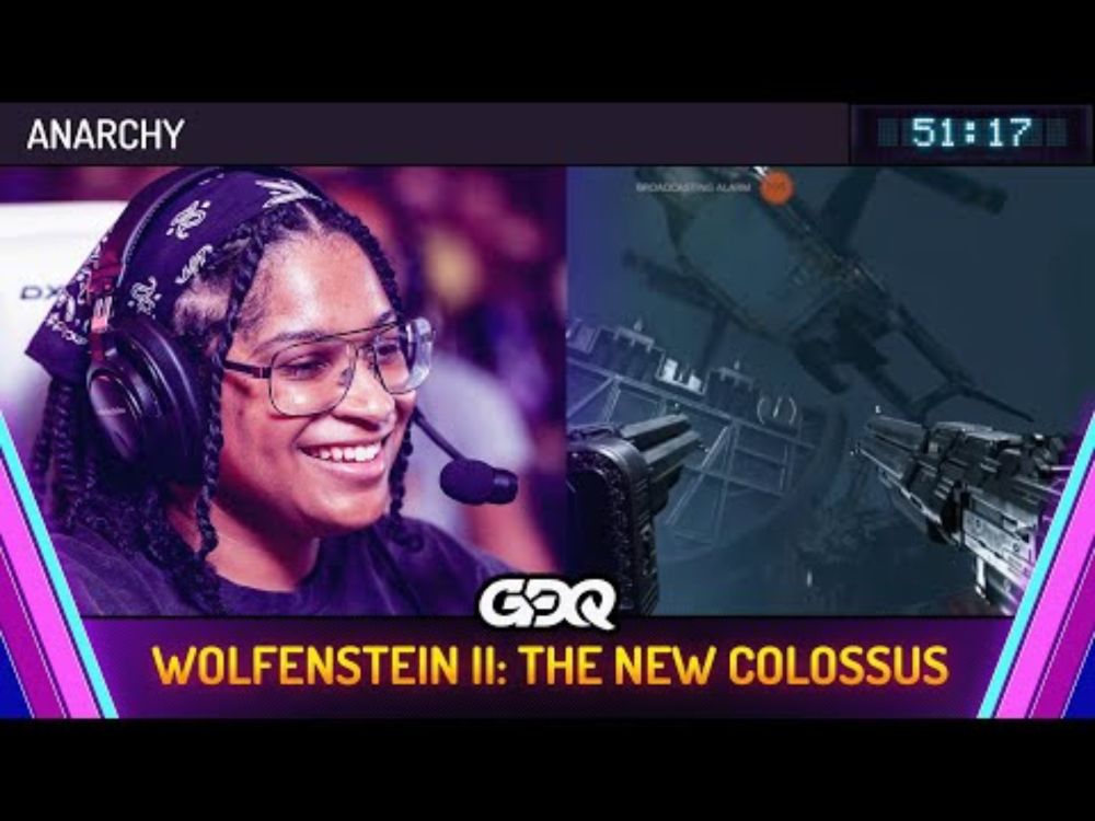 Wolfenstein II: The New Colossus by anarchy in 51:17 - Summer Games Done Quick 2025