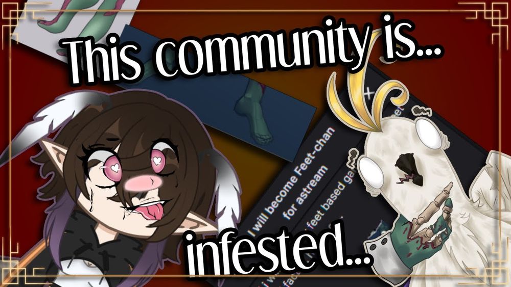 A Vtuber's community is infested with FEET LOVERS and he is in ANGUISH - YouTube