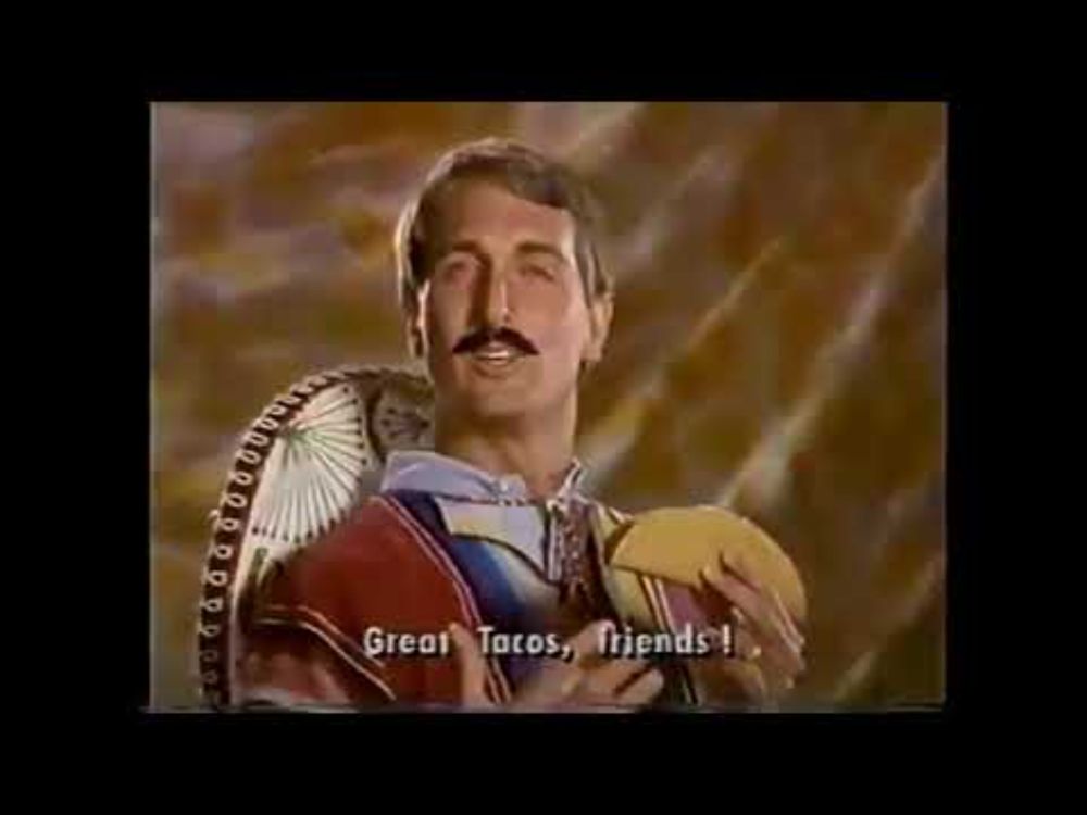 Cris Collinsworth 1989 Commercial For JTM Beef Taco Filling | Cincinnati Bengals