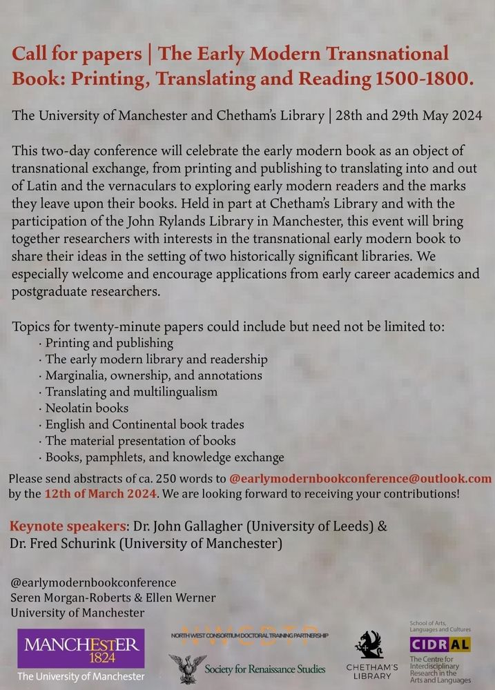 Transnational book conference call for papers 2