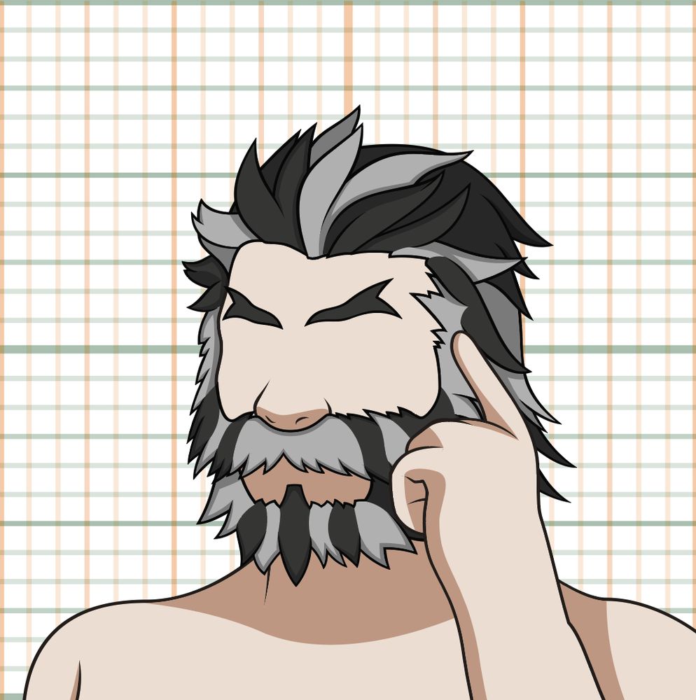 illustration of a human character head, no facial features