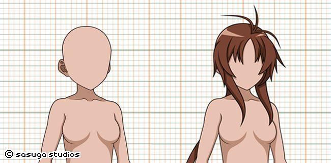 2D vector illustration of character from waist up