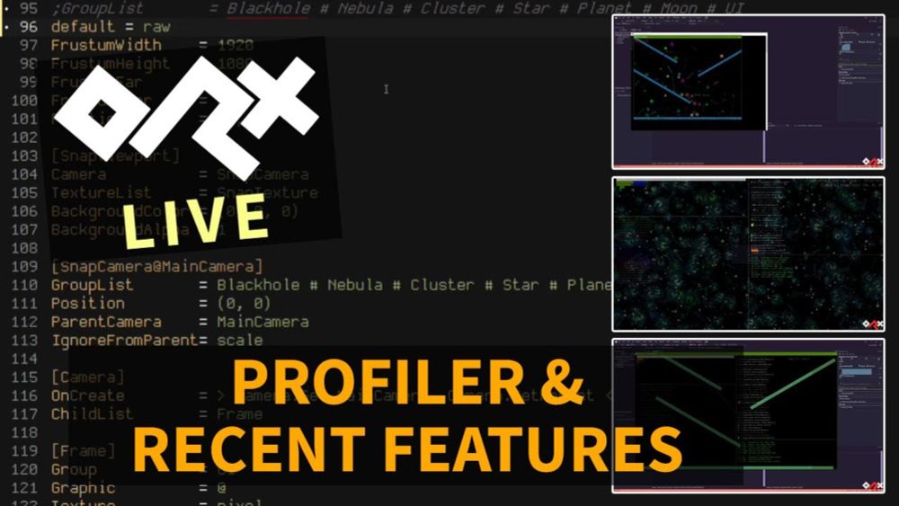 Orx Live Session #11 - Profiler & Recent Features