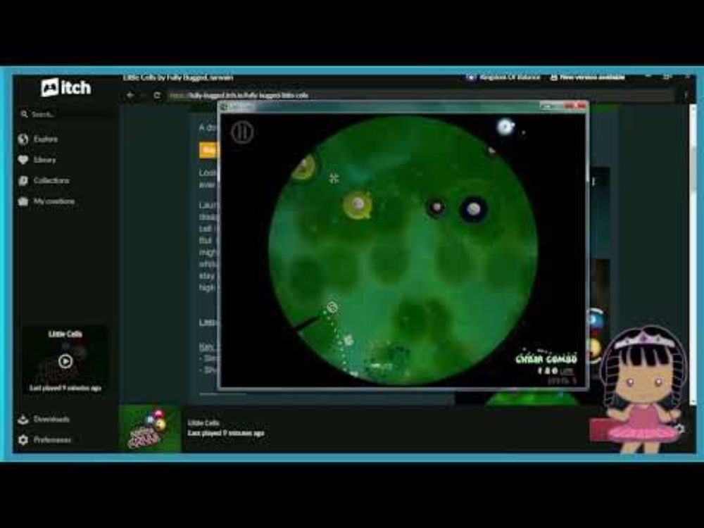 BRJE - Day 250 - Game 0749 - Little Cells by Fully Bugged