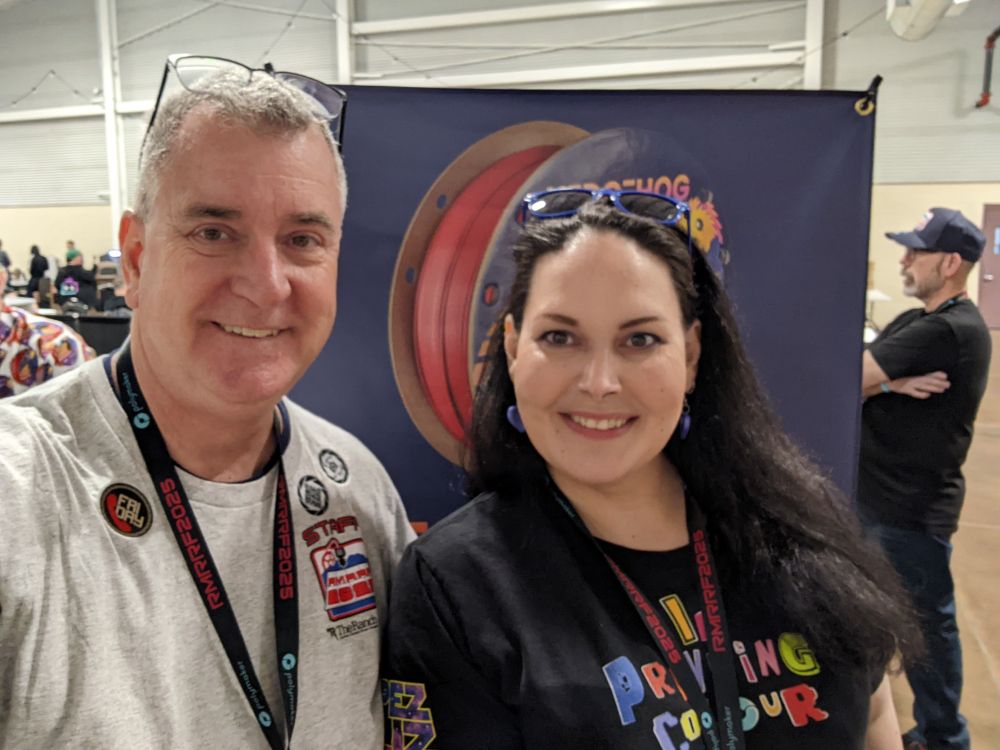 Me and Pez Liz at the end of the show.