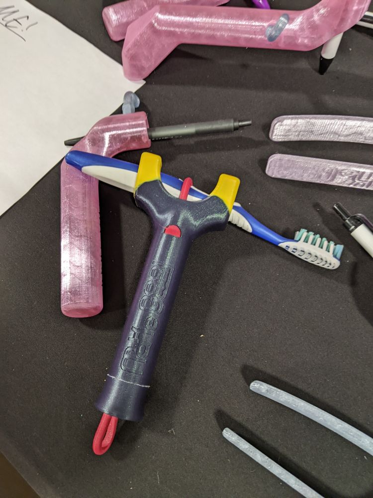 A toothbrush holder.