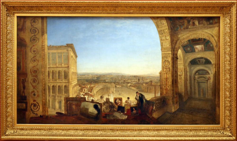 Rome vue du vatican, par william Turner