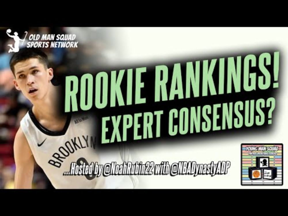 Consensus Rookie Ranks with Matt Lawson!
