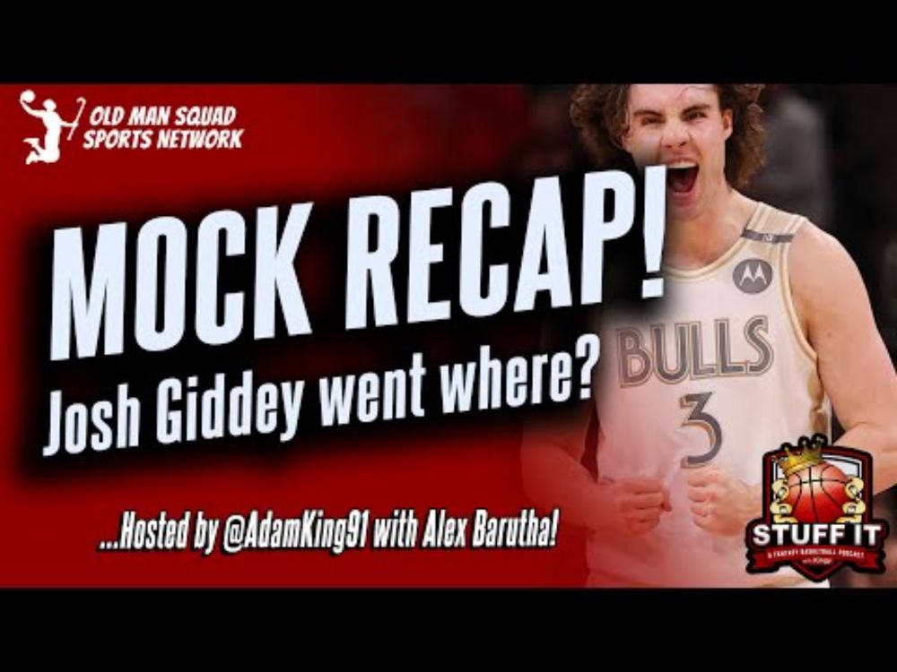 Josh Giddey went WHERE?! Mock Draft Recap with Alex Barutha