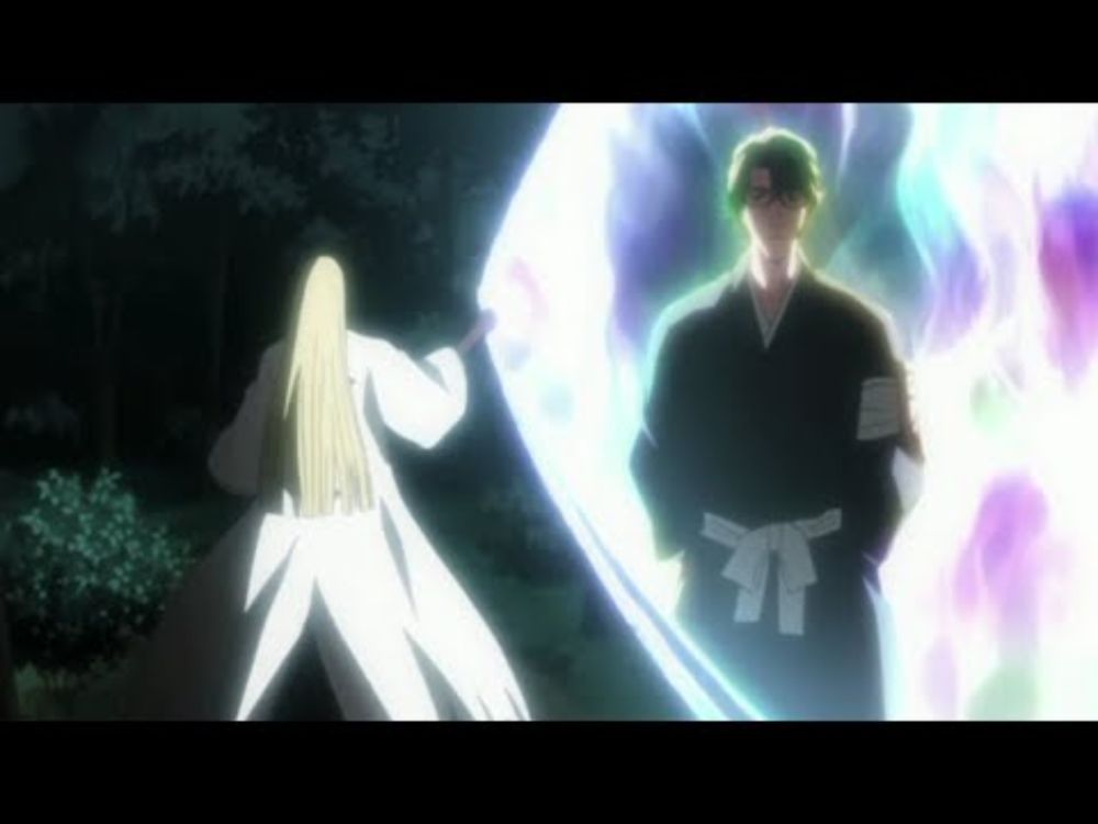 Bleach Badass Moment | Shinji just being cold to Aizen