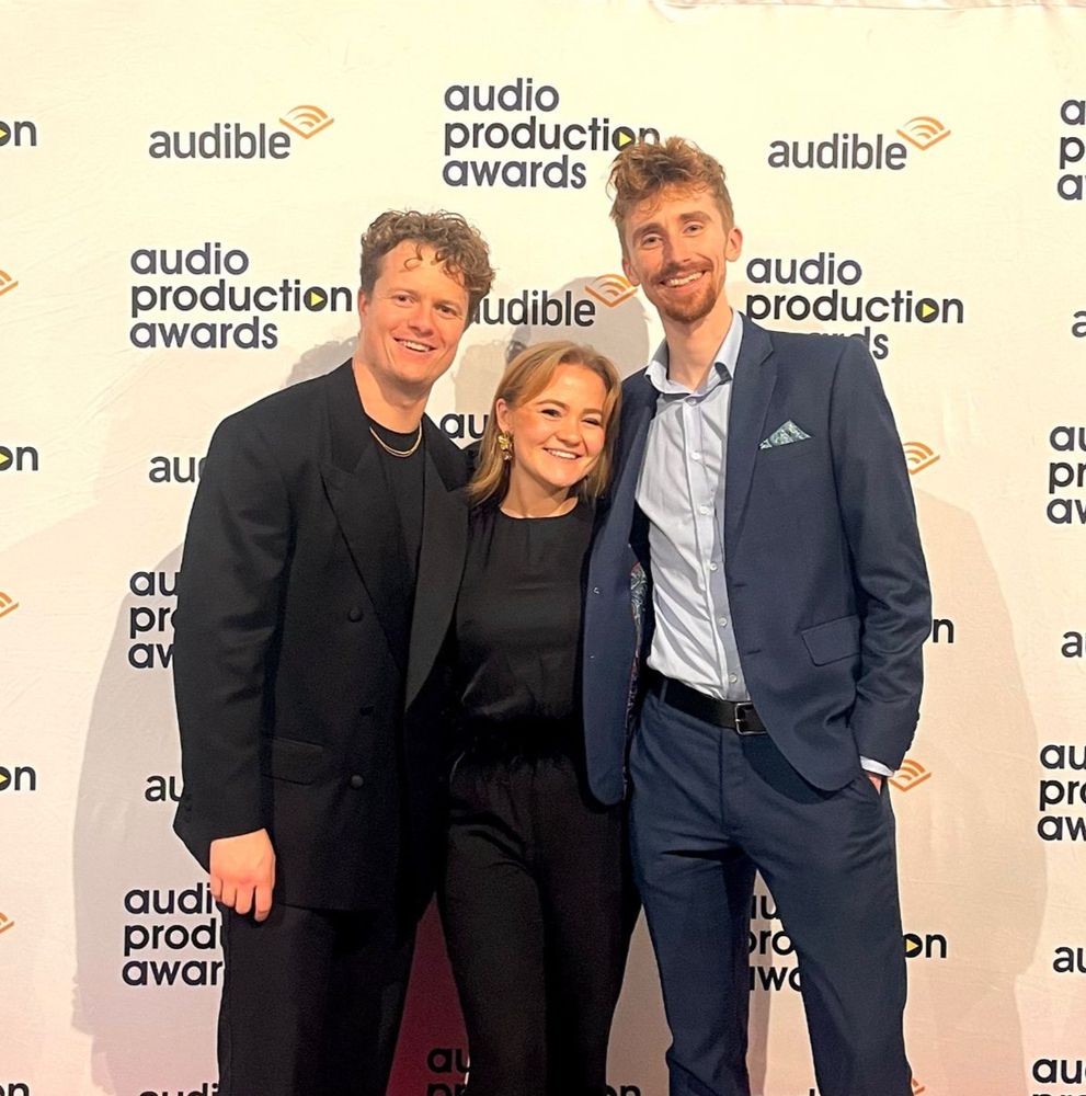 Charlie Morgan (Head of Production at Stak, Left) Nicky Anderson (Head of Narrative at Stak, Centre) Finn Ranson (Head of Sport at Stak, Right)