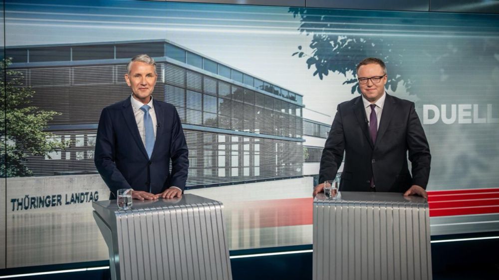 TV-Duell: Höcke und Voigt liefern sich Schlagabtausch