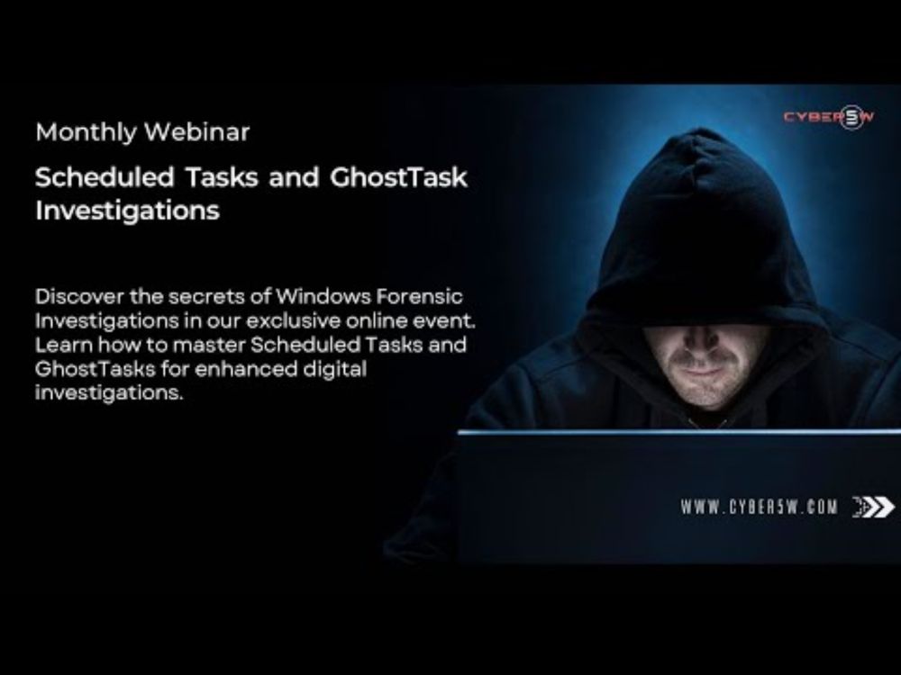 Scheduled Tasks and GhostTask Investigations | ShadowMe Webinar