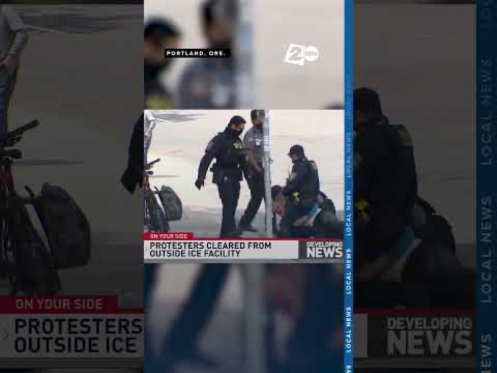DHS uses stun gun twice on protester who gets away at Portland ICE Facility