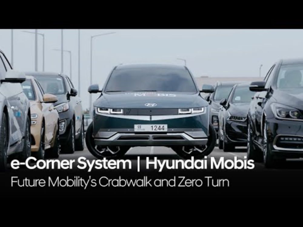 Future of Mobility with the 'e-Corner System' | Hyundai Mobis