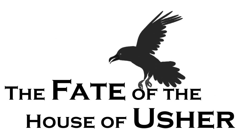 Title is The Fate of the House of Usher. 

There’s a raven atop the word “of.”
