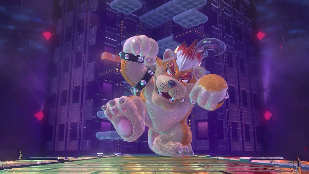 Cat Bowser from Super Mario 3D World because I’ve been playing that lately