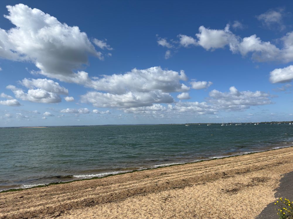 Jocelyn's beach, near Chalkwell station
Somewhat less busy over the last few months, because the footbridge across the railway has been closed since March 31st 🚧 ⛔ 