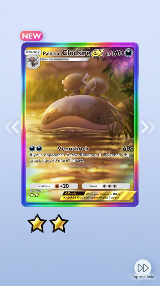 Full alt art rainbow border Clodsire EX
