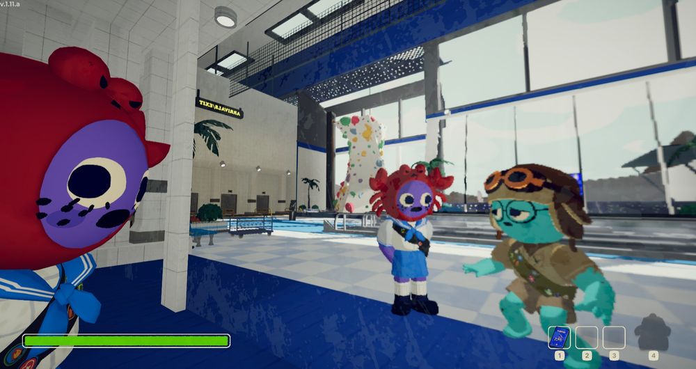Chilling in a PEAK lobby with my wife since discord voice is down