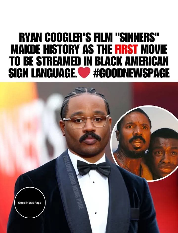 The Black American Sign Language (BASL) version of Ryan Coogler’s "Sinners" premiered on Max (formerly HBO Max) in the U.S. on Friday, July 4, 2025, alongside the standard theatrical version. BASL interpretation was performed by Nakia Smith (also known as “Charmay”), a well-known BASL advocate who has over 411,000 TikTok followers. Project was directed by Rosa Lee Timm, an expert in artistic sign-language performance, who ensured cultural authenticity and alignment with the film’s historical context.