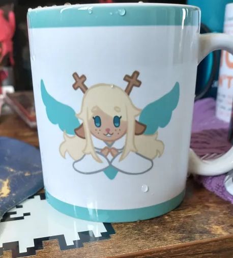 It's a cup! With Noelle on it :)