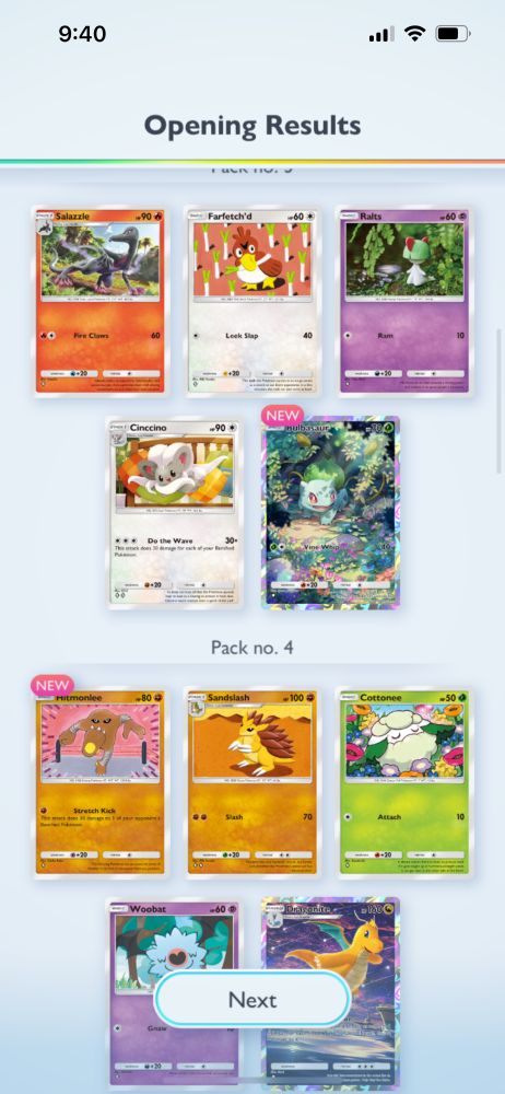 Pokemon TCG Pocket Pulls