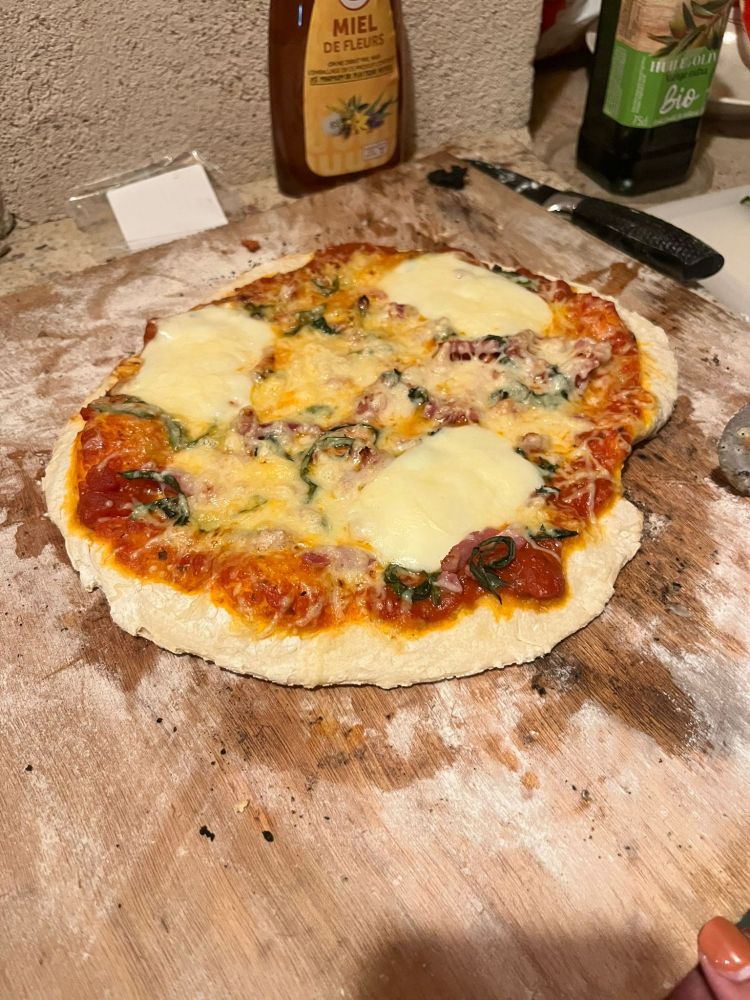 Une pizza maison