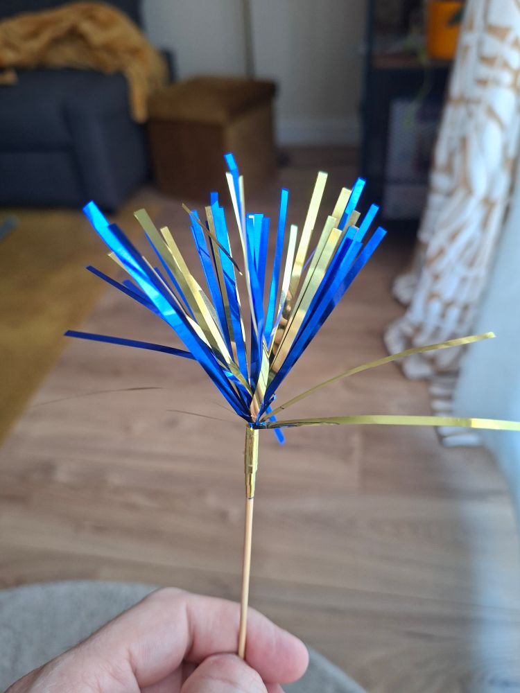 Bah justement je sais pas ce que c'est... c'est le truc qui ressemble a un palmier/pompom au bout d'un bout de bois qu'on met sur les gâteaux 