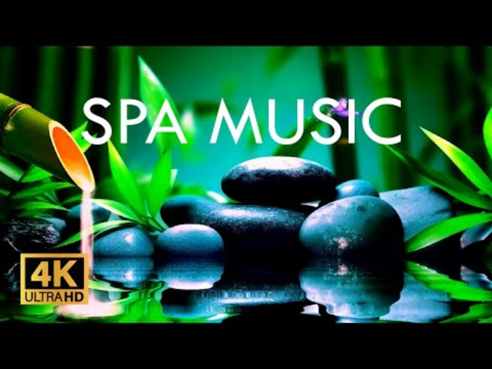 Spa Music with Soothing Water Sounds | Calm Relaxing Music for Anxiety Relief and Stress Reduction