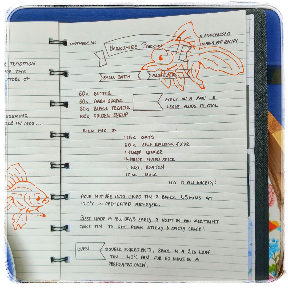 A close up of the recipe - as ever, attempt at own risk folks!