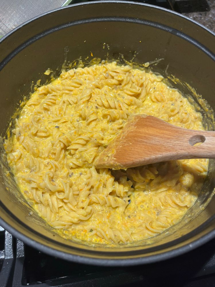 carrot, mushroom, beef stroganoff