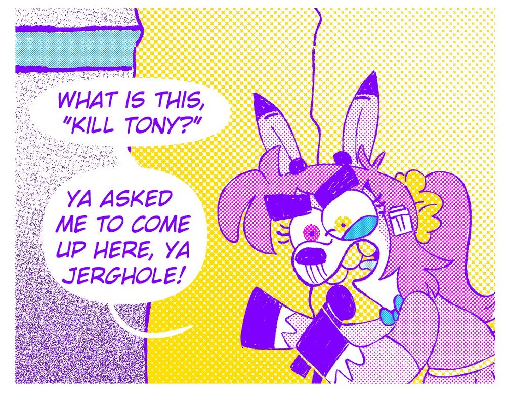 My sona responding to getting heckled 