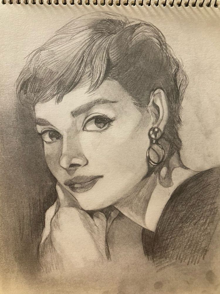 オードリーの模写