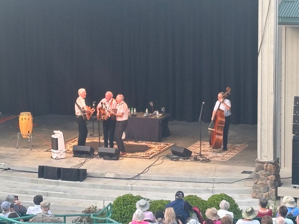 The Kingston Trio performing