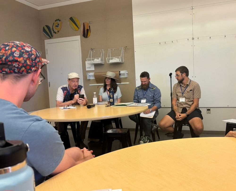 Panel discussion on writing about Nevada at the Nevada Museum of Art