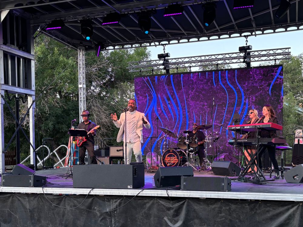 Clarence Bekker & The C-Bees live at Rancho San Rafael park in Reno.