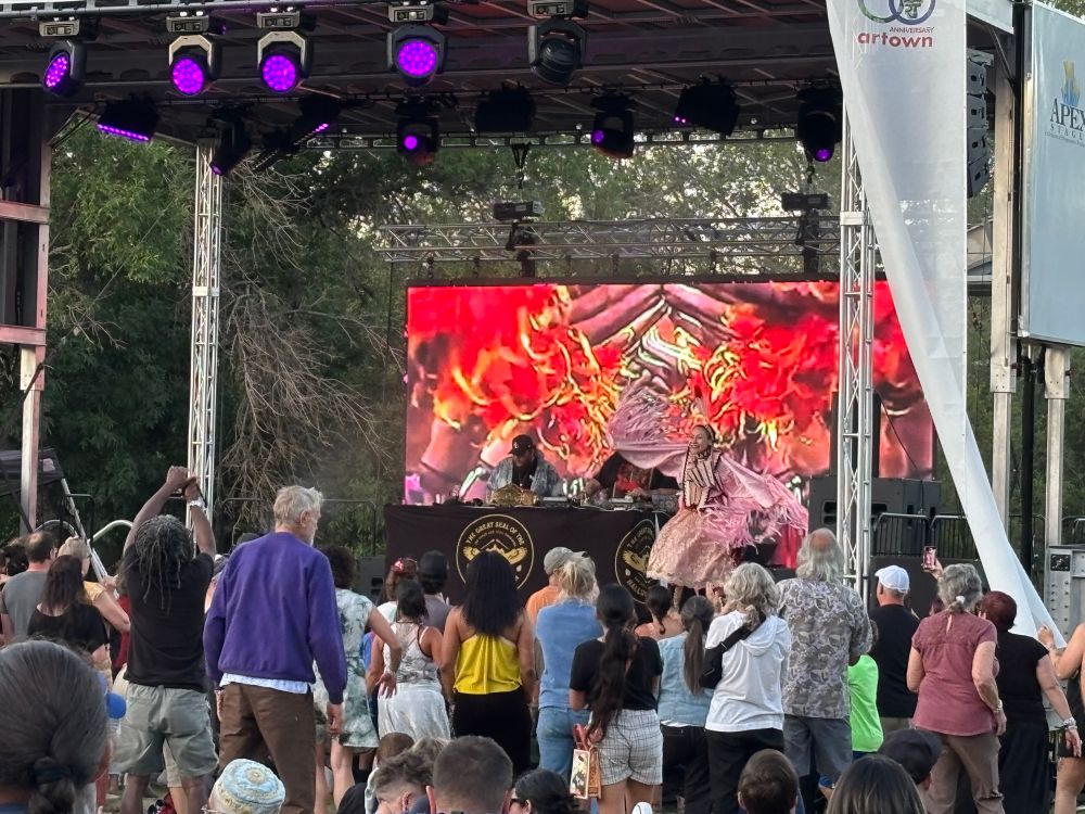 The Halluci Nation performing at Ranch San Rafael Park in Reno