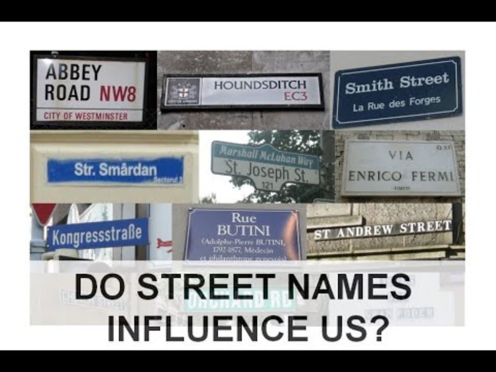Do street names influence people?
