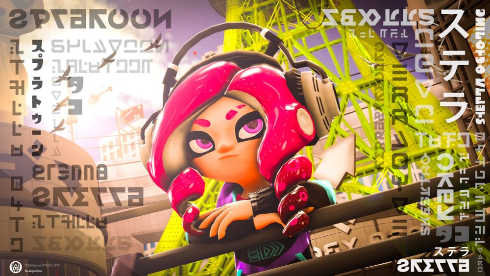 "[The Devilish Sister and The Angelic Sister]
Stella: "I know you wanna fight me bad. >"
Riel: "I hope you have a good day! <3"



Stella leading on guard rails at Inkopolis Plaza in the late afternoon.





Featured:

Stella



Stella created by TerrabyteOcto



Splatoon Inkling Typefaces by frozenpandaman

Splatoon Round Script Typefaces by jacebeleren
Splatoon Deepsea fonts by Kirbypost-Generator

Splatoon Alterna Script Typefaces by addnin

Splatoon Square Typefaces and Sign Types by ardnin (Deciphered by Rassicas and MaidCactus)